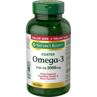 Nature S Bounty Omega 3 Fish Oil 1000 Mg The Health Depot