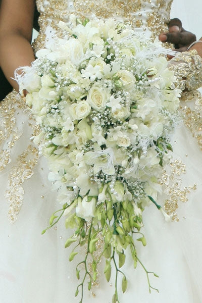 wedding hand flower