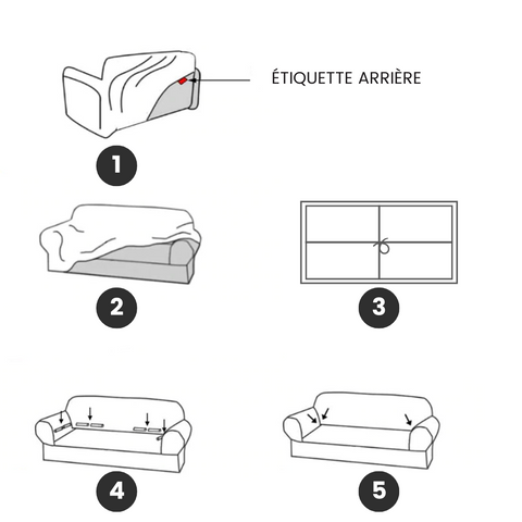 comment mettre une housse de canapé d angle ?