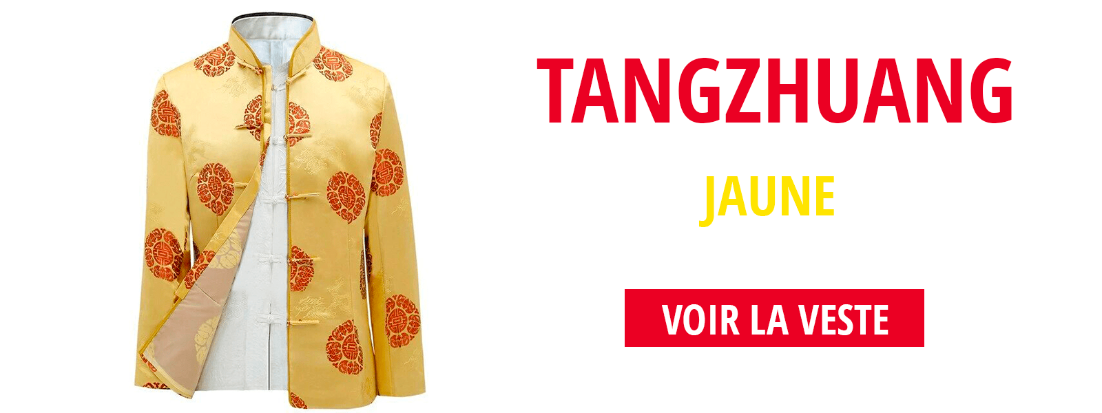 veste chinoise jaune