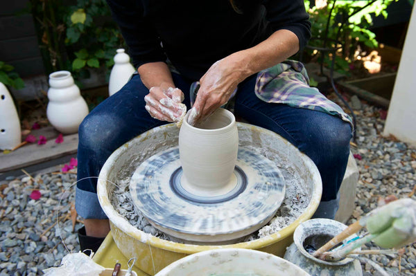 Moye Thompson Ceramic Pottery being made as gifts for couples - handmade ceramic gifts for newlyweds