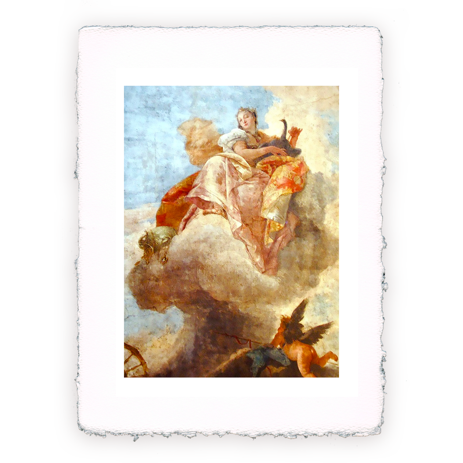 GIAMBATTISTA TIEPOLO GIUNONE TRA LE NUVOLE