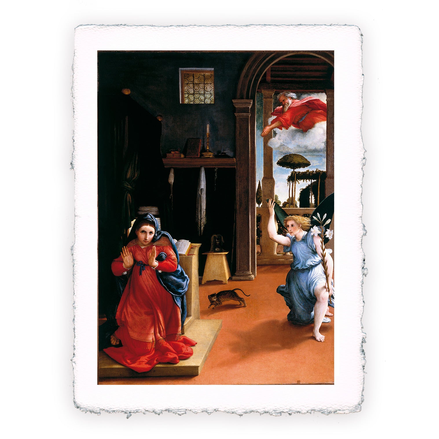 Lorenzo Lotto Annunciazione di Recanati