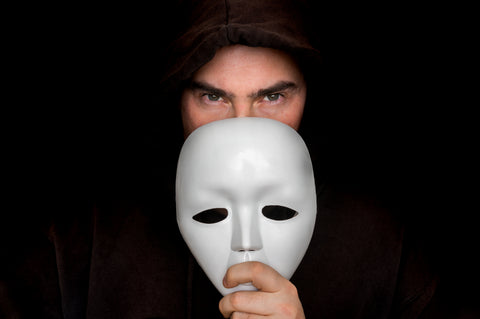 A Covert Narcissist, hiding behind his mask