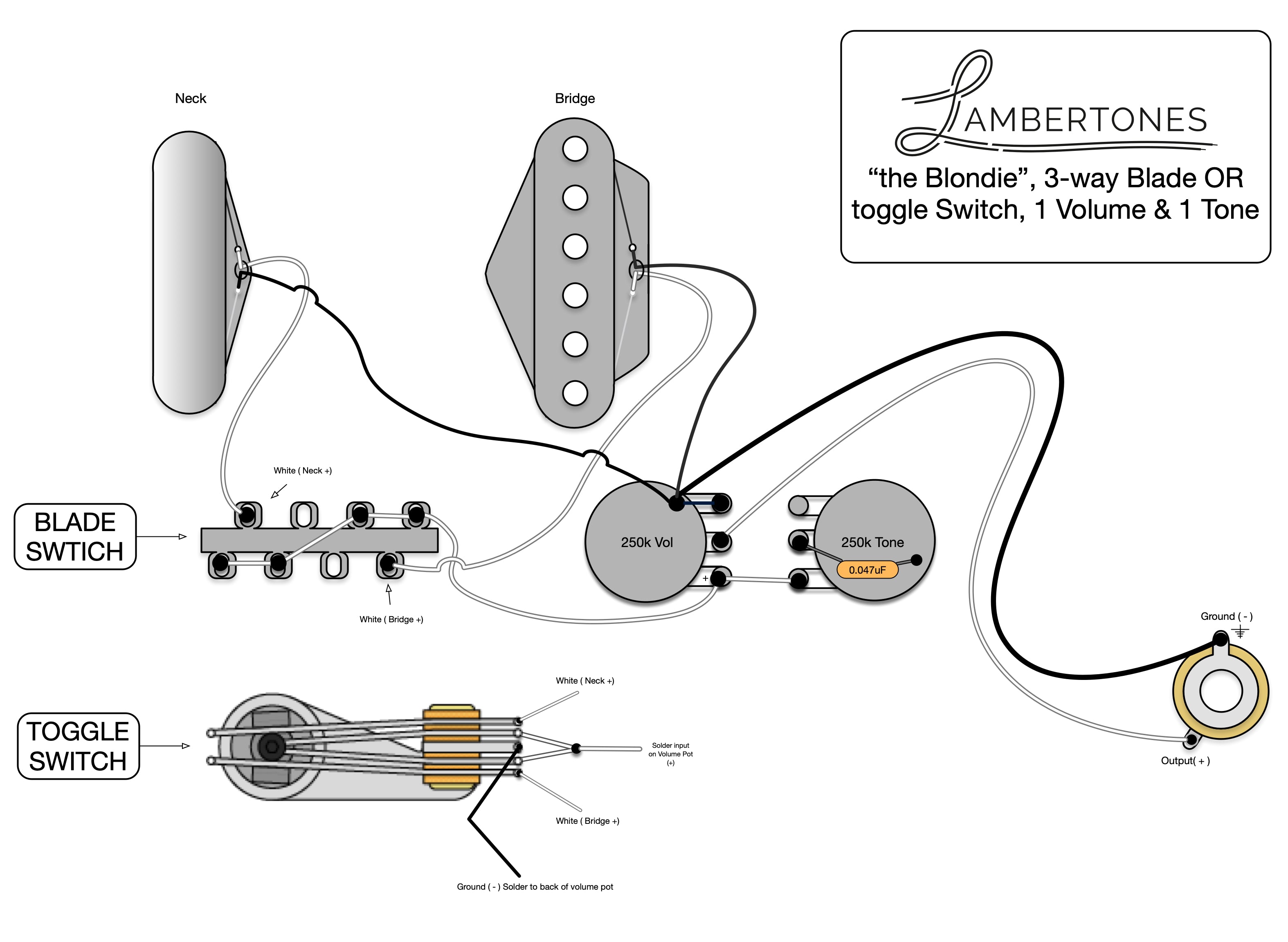 Wiring Diagrams - Telecaster – LAMBERTONES, LLC