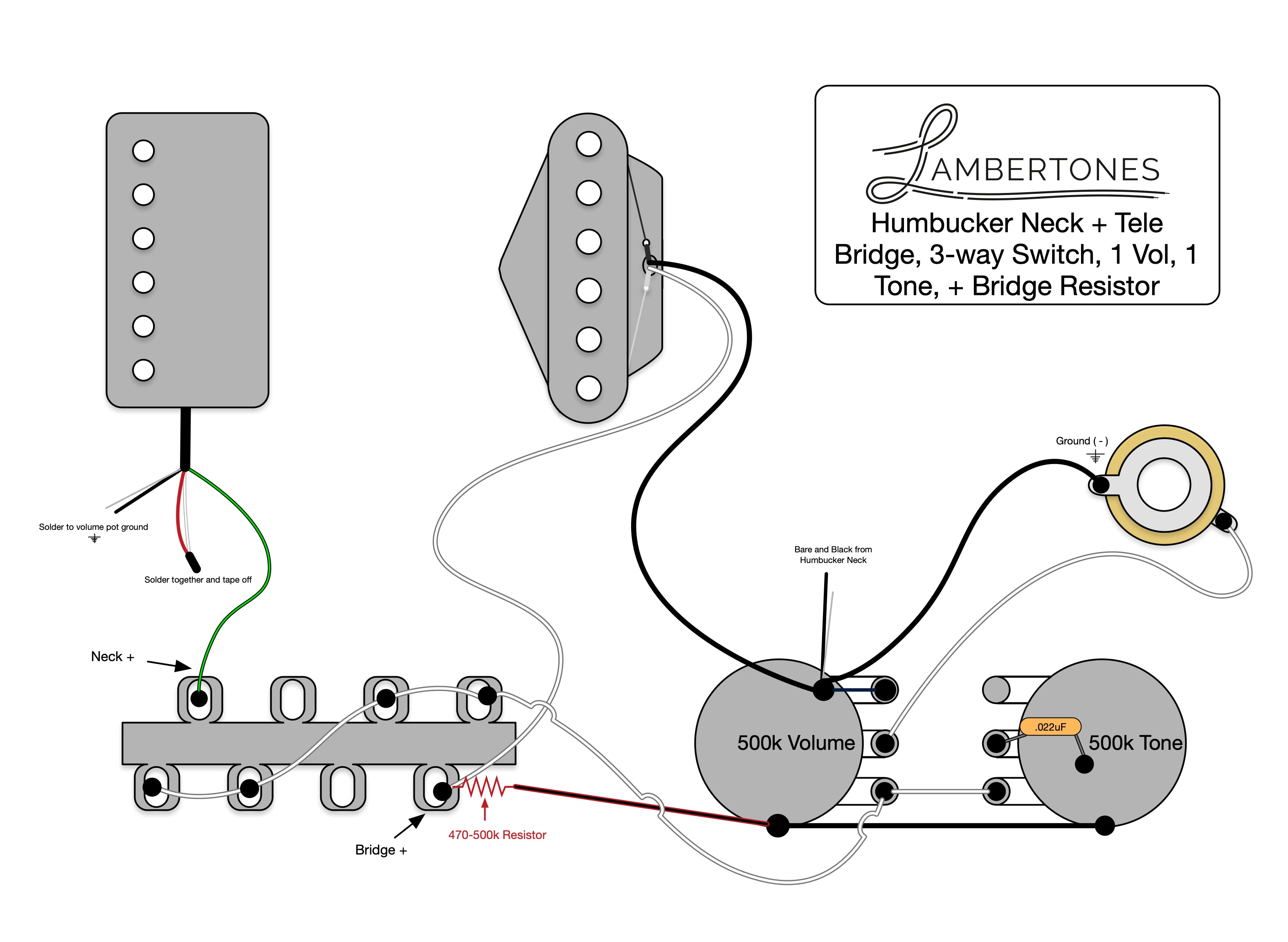 1 Humbucker 1 Volume Wiring : 2 P90s 1 Tone 1 Vol 3 Way Switch How Do I Do This Ultimate Guitar