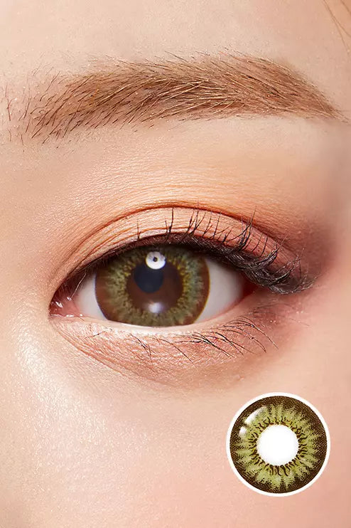 Green colored contacts deals