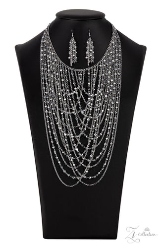 Paparazzi LOCK and Roll Silver Necklace