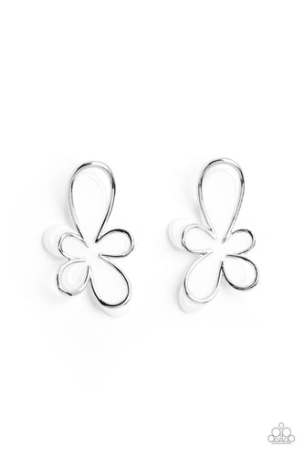 Paparazzi Accessories: Glimmering Gardens - Pink Acrylic Flower Earrings