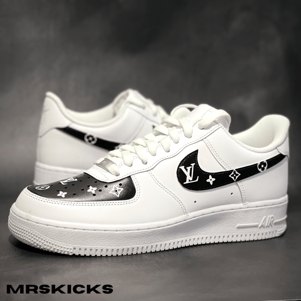 Multicolor Louis Vuitton Hot Air Force 1 Custom - Owl Fashion Shop