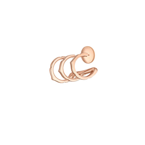 Trending Jewelry - The Aura Trio Earring in Rose Gold