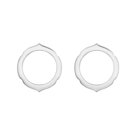 Trending Earrings - The Aura White Gold Earrings