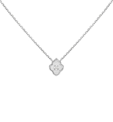 Trending Jewelry - Le pendentif Luce 1 diamant en or blanc