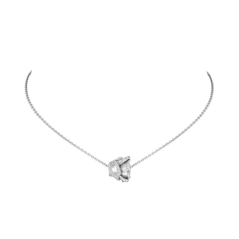 Trending Jewelry - The Rose of Hope Pendant in White Gold