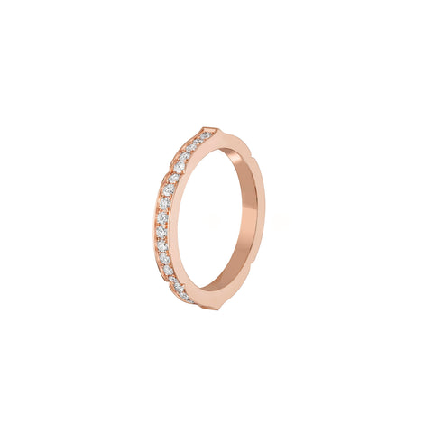 HRH Joaillerie - Rose gold and diamond ring