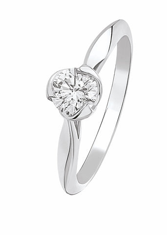 Trending Jewelry - The I Do White Gold Diamond Solitaire