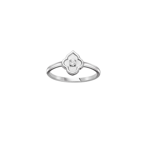 Luce - 1 Diamond White Gold Ring