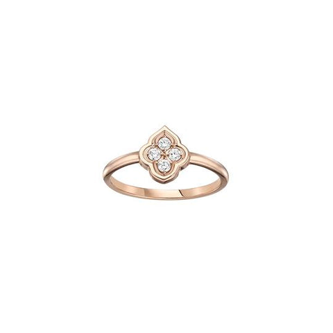 HRH Joaillerie - Rose gold and diamond ring