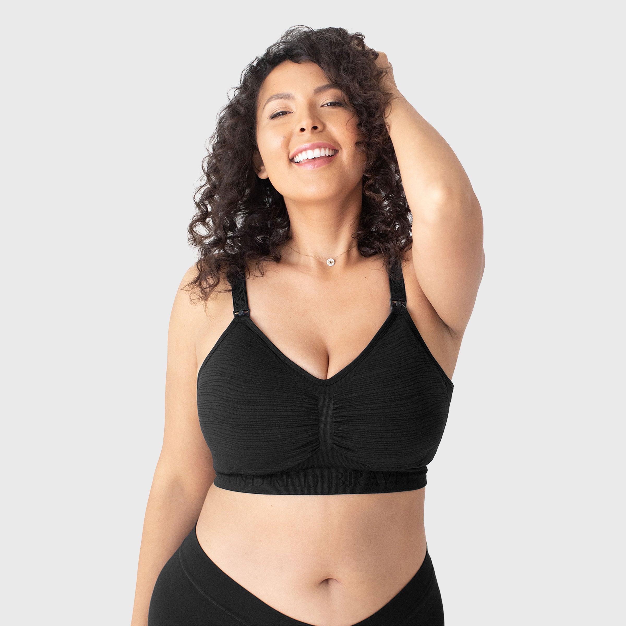 Minimalist Hands-Free Pumping & Nursing Plunge Bra - Orchid – Close to the  Heart