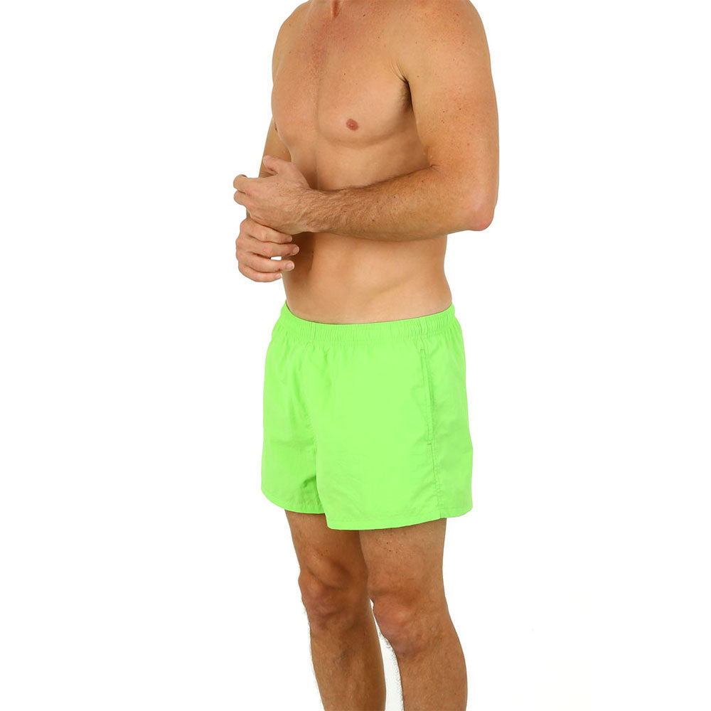 neon green swim shorts