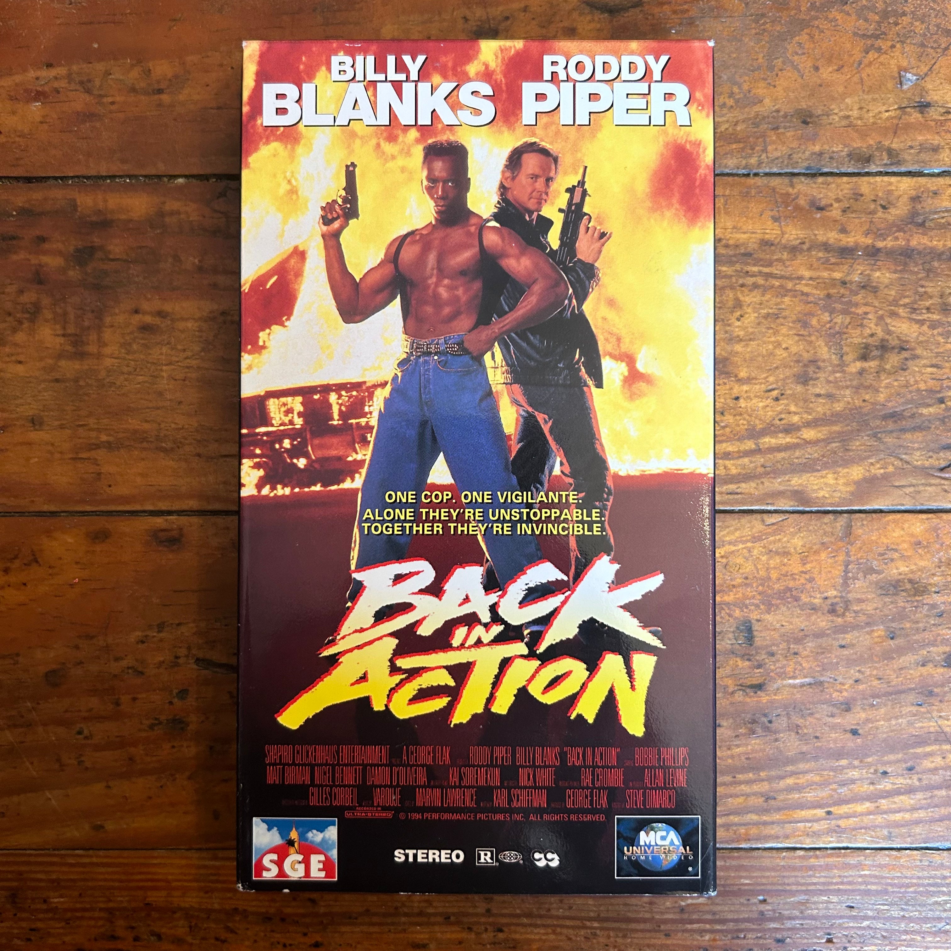 Back in Action (1994) VHS