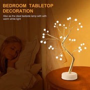 Tabletop Bonsai Tree Light with 36 Pearl LED Battery or USB Powered