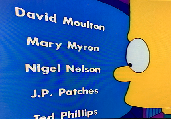 Simpsons J.P. Patches