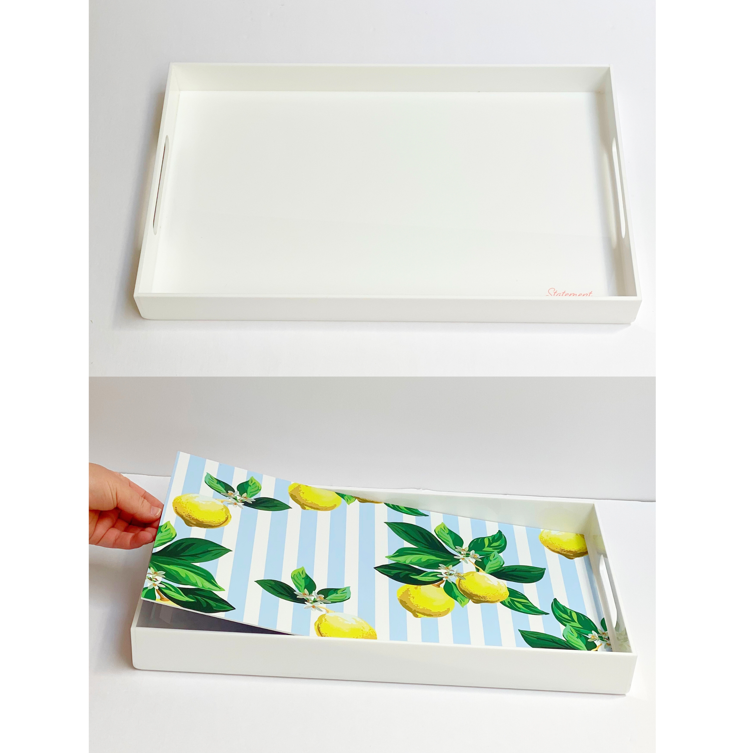 Jack of all Trays - White Acrylic - Statement Home product image