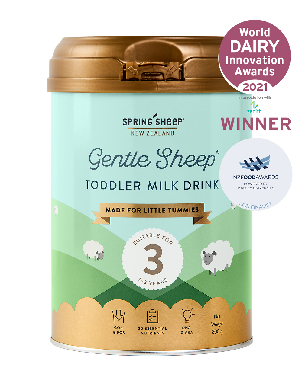 Gentle Sheep Toddler Milk Drink Stage 3 800g – Spring Sheep New Zealand