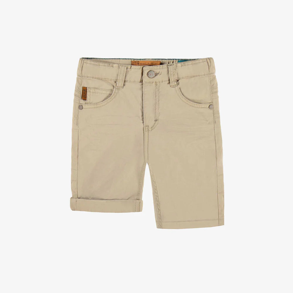 Souris Mini | Beige Twill Shorts