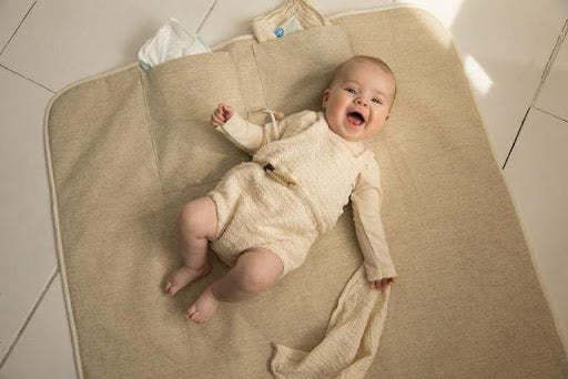 A portable baby changing mat is great for emergency diaper changes while on the go
