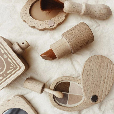 An image of wooden baby toys