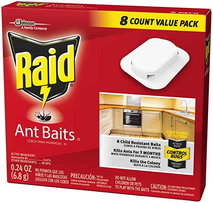 Raid Roach Baits, Double Control, Large 0.7 Oz, Pest Control