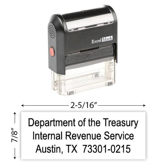 IRS Return Address Stamp 4 | ExcelMark