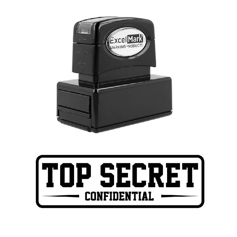 Top Secret Confidential Stamp Excelmark