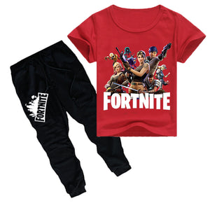 Boys Fortnite T-shirts Cool Cotton shirts With Pants – gulccie