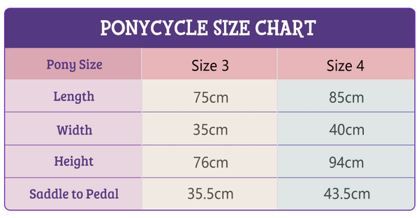 Model K Size Chart