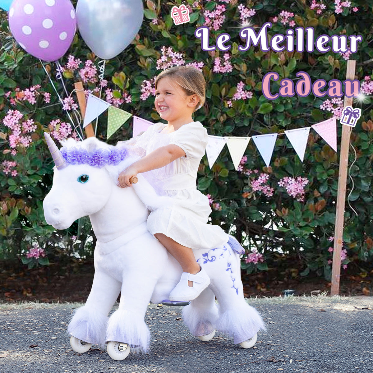 Modèle X Peluche Licorne Jouet - Licorne Violette