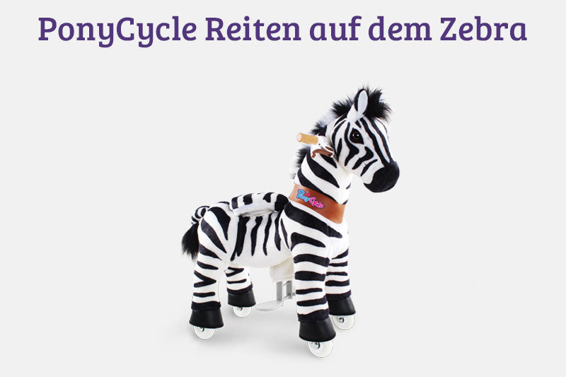 PonyCycle Reiten auf dem Zebra