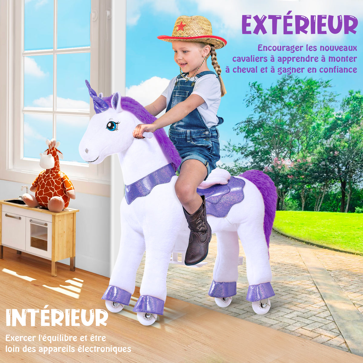 Modèle E Jouet Chevaux à Bascule  PonyCycle® UE Boutique officielle –  PonyCycle EU Official Store