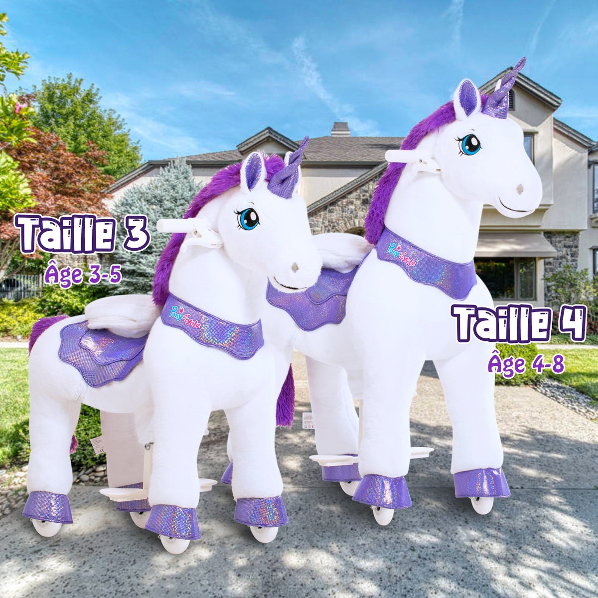 Modèle X Peluche Licorne Jouet - Licorne Violette  PonyCycle® UE Boutique  officielle – PonyCycle EU Official Store