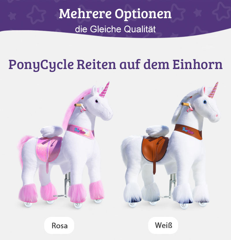 PonyCycle Reiten auf dem Einhorn