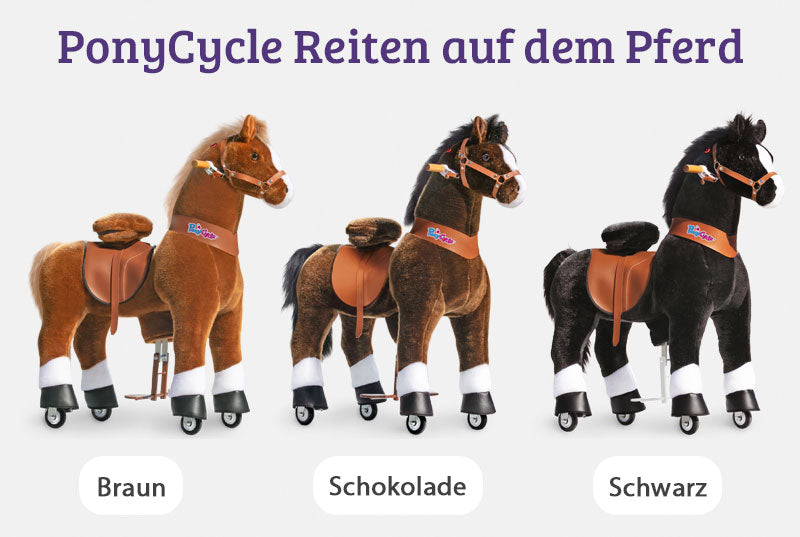 PonyCycle Reiten auf dem Pferd