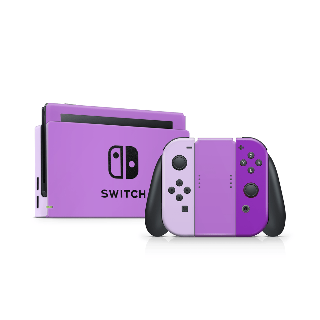 Purple Gradient Nintendo Switch Skin Stickietech 