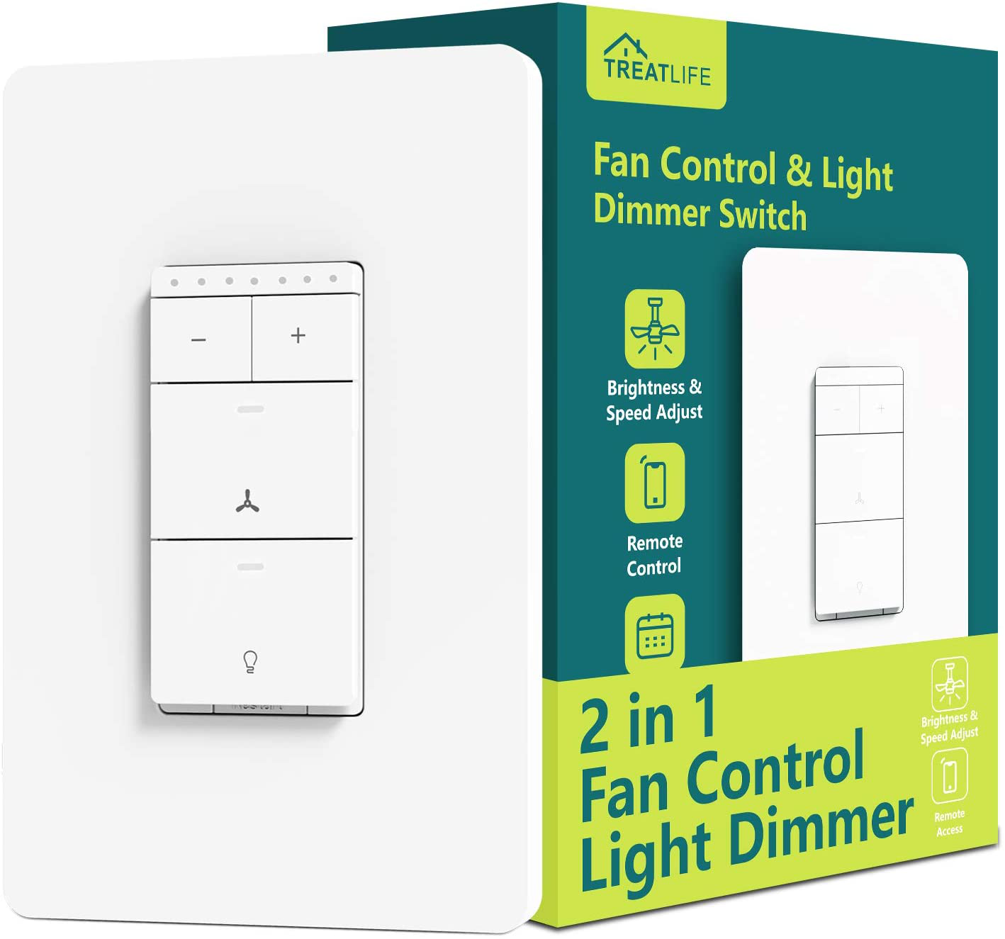 Smart Ceiling Fan Control And Dimmer Light Switch