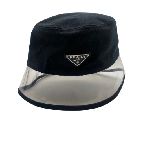 prada pvc bucket hat