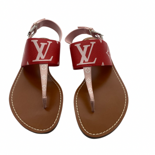 Louis Vuitton Monogrammed Dreamy Slippers in Pink