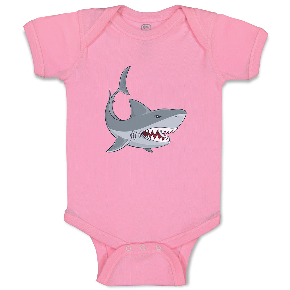 Baby Clothes Shark Animals Ocean Baby Bodysuits Boy & Girl Cotton
