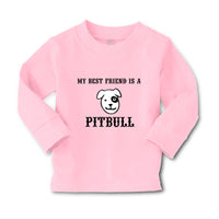 Baby Clothes My Best Friend Is A Pitbull Dog Lover Pet Boy & Girl Clothes Cotton - Cute Rascals