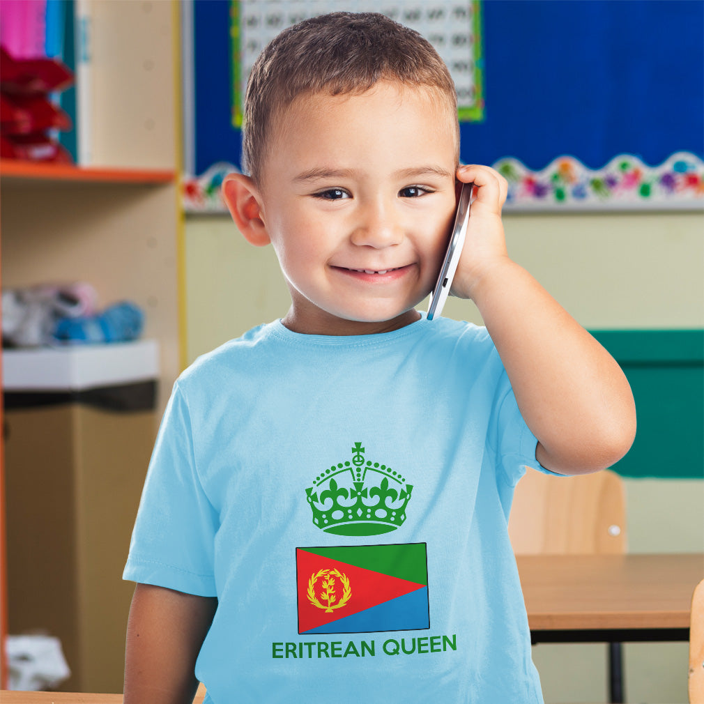 Toddler Girl Clothes Eritrean Queen Crown Countries Toddler Shirt Cotton